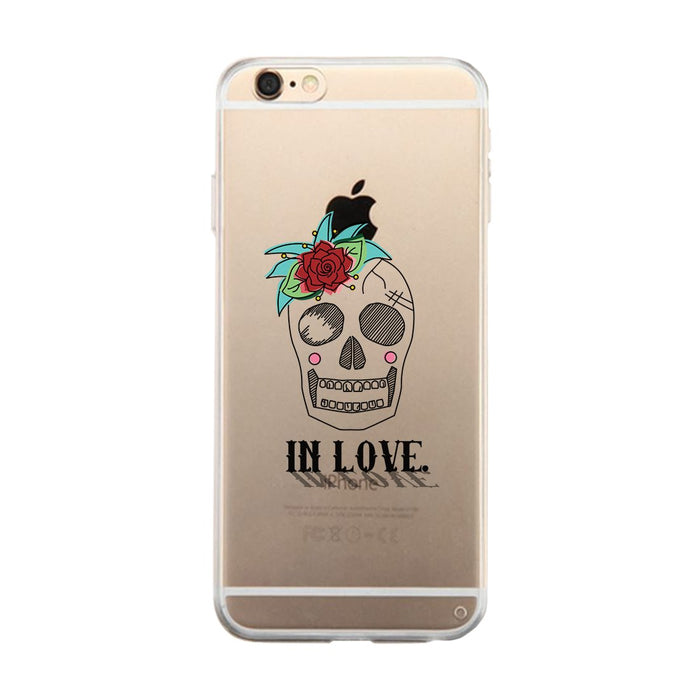 Deadly In Love Clear Case Cute Matching Phone Case for Couples