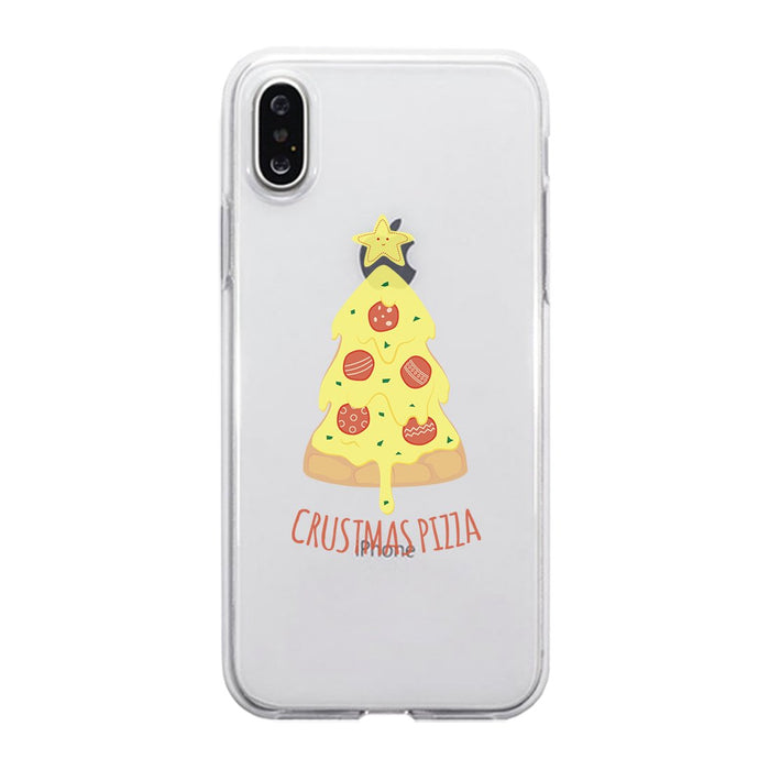 Crustmas Pizza Clear Case