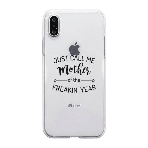 Mother Of The Year Clear Phone Case Funny Mother's Day Gift Ideas