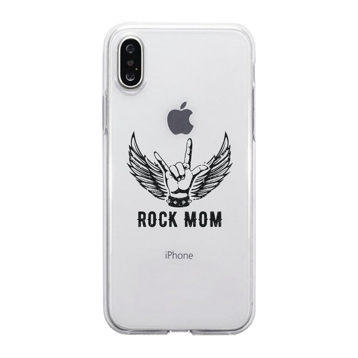 Rock Mom Phone Cover Best Mother's Day Gift Phone Cover Transparent