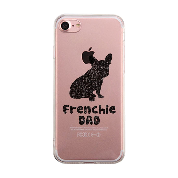 French Bulldog Dad Clear Case Adorable Fun Father's Day Celebration