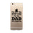 Step Dad Stepped Up Clear Case Caring Supportive Cute Gift For Dad