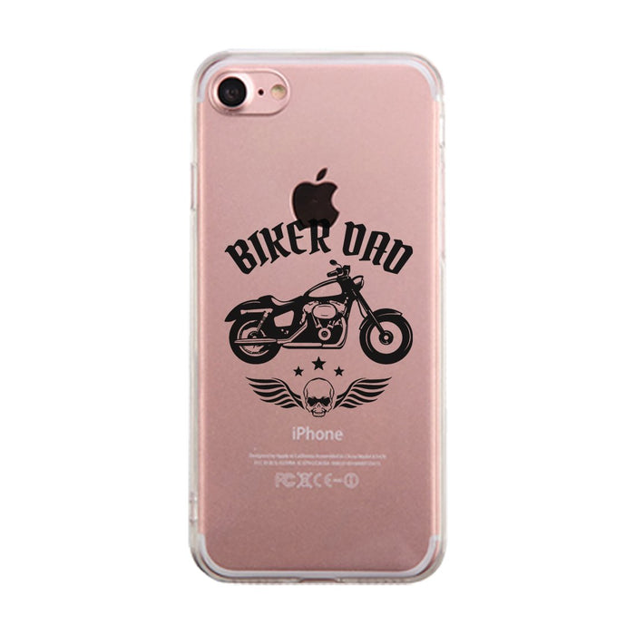 Biker Dad Clear Case Competitive Thoughtful Great Gift For Fathers