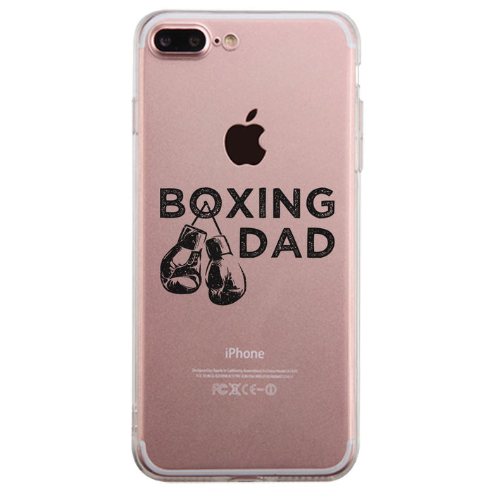 Boxing Dad Clear Case Cool Fun Rad Fathers Day Celebration Dad Gift