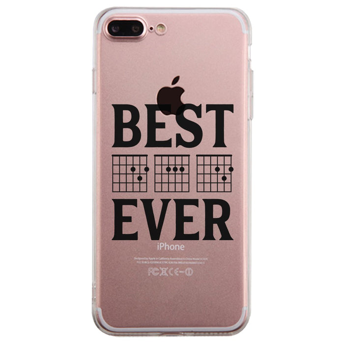 Best Dad Ever Guitar Chord Clear Case Creative Blessed Fathers Day