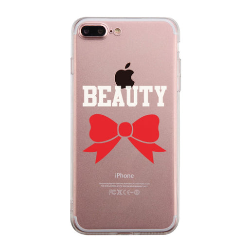 Beauty Couple Matching Phone Case Cute Clear Phonecase