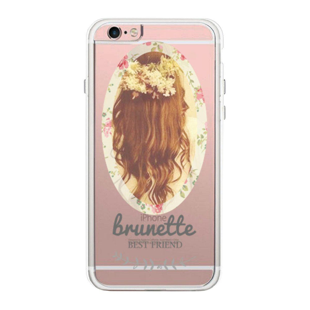 Brunette Friendship Phone Case Cute Clear Phonecase