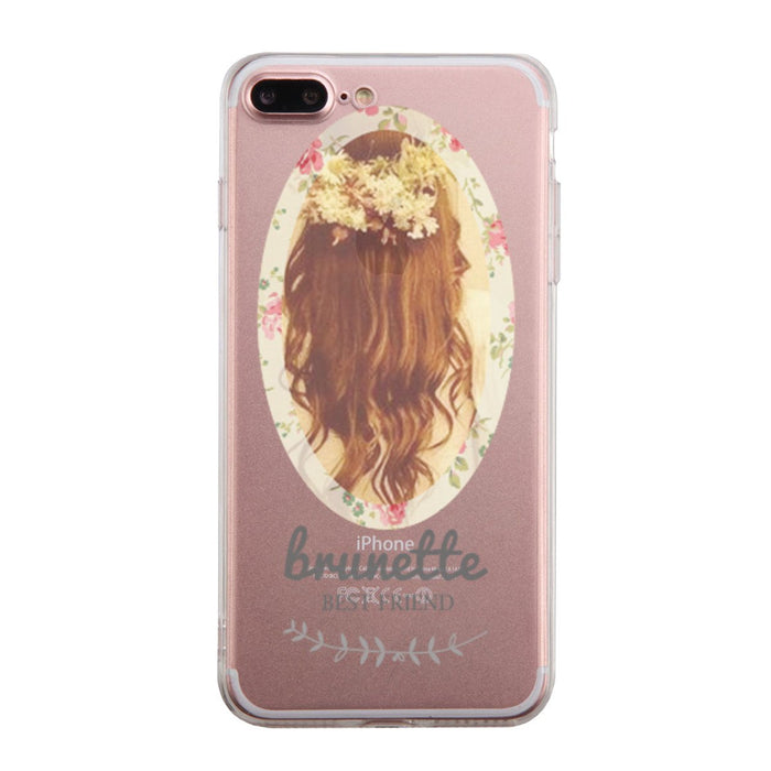 Brunette Friendship Phone Case Cute Clear Phonecase