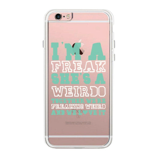 I Am A Freak BFF Phone Case Cute Clear Phonecase