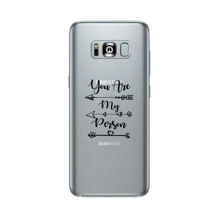 You Are My Person - Clear Phone Case