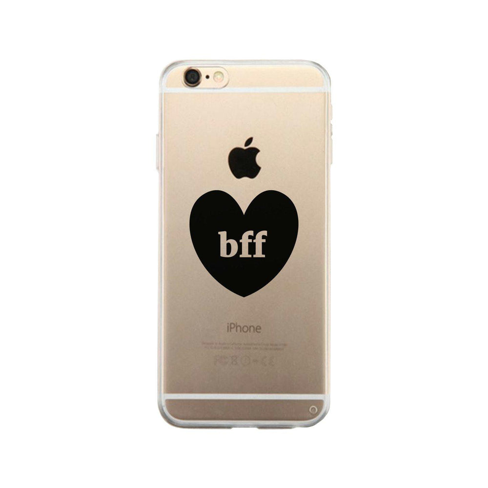 Bff Hearts Clear Phone Case