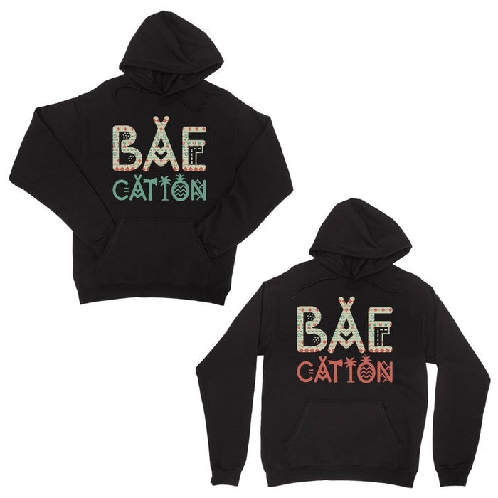 BAEcation Vacation Black Pullover Hoodies Cute Couple Matching Gift