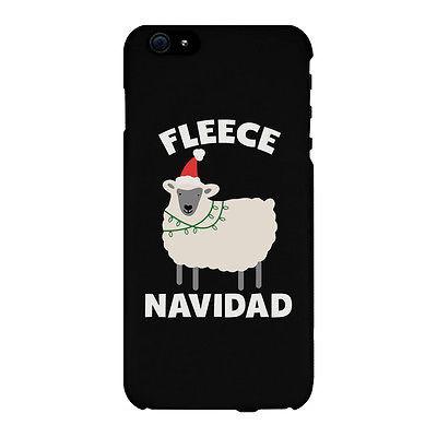 Fleece Navidad Cute Christmas Phone Case Great Gift Idea For X-mas