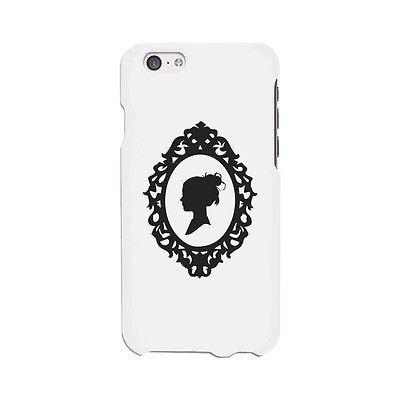 Lady Silhouette Frame Funny Phone Case Cute Graphic Design Phone Cover