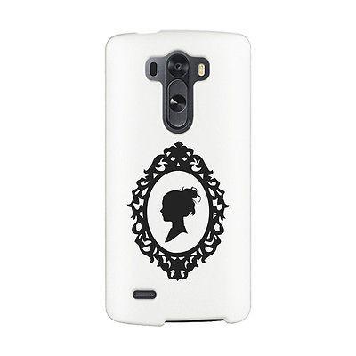 Lady Silhouette Frame Funny Phone Case Cute Graphic Design Phone Cover