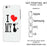 I Love My Cat White Funny Phone Case Cute Graphic Design Phone Cover