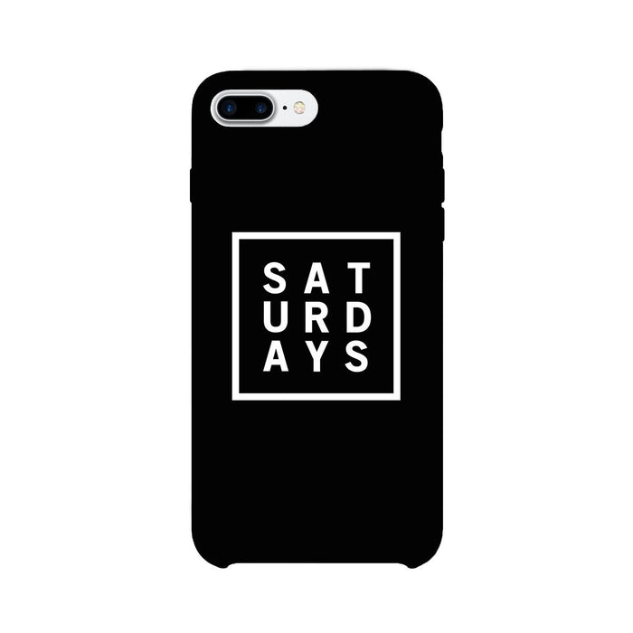 Saturday Black Phone Cases For Apple, Samsung Galaxy, LG, HTC Gift Ideas