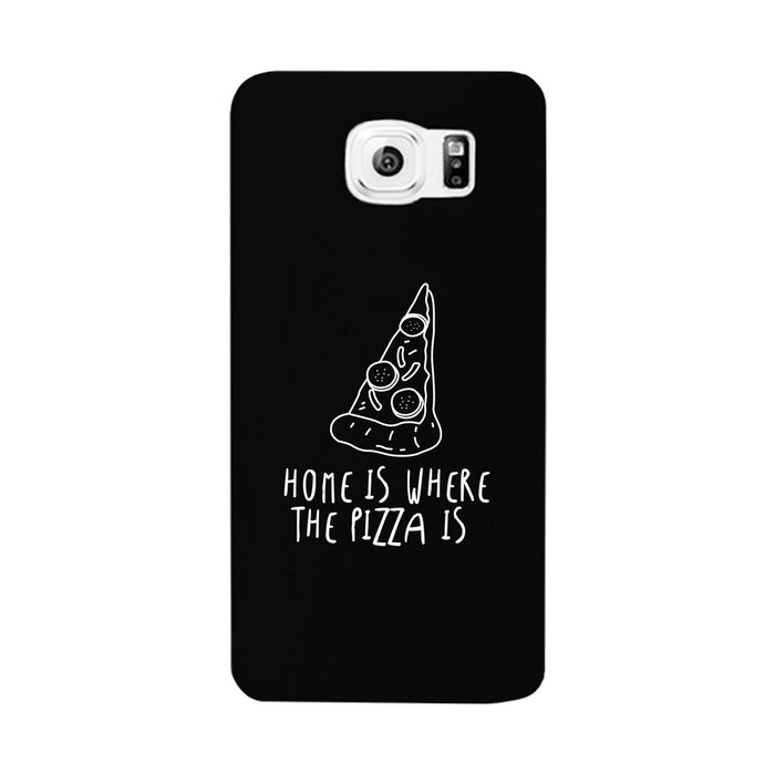 Home Where Pizza Black Ultra Slim Phone Cases For Apple, Samsung Galaxy, LG, HTC