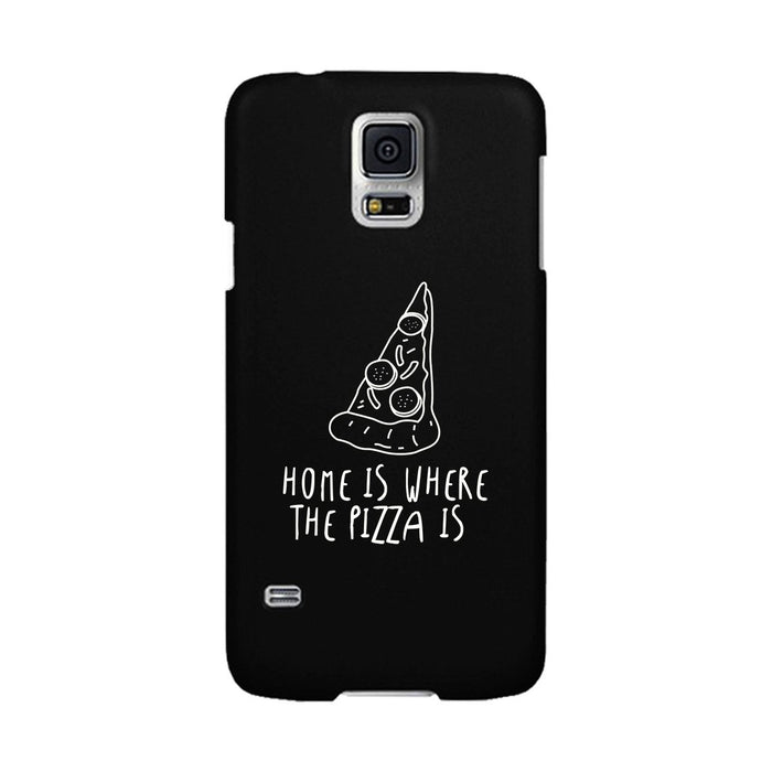 Home Where Pizza Black Ultra Slim Phone Cases For Apple, Samsung Galaxy, LG, HTC