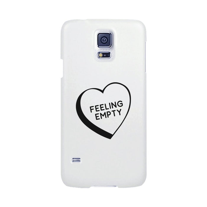 Feeling Empty Heart Graphic Unique Design Black Phone Case