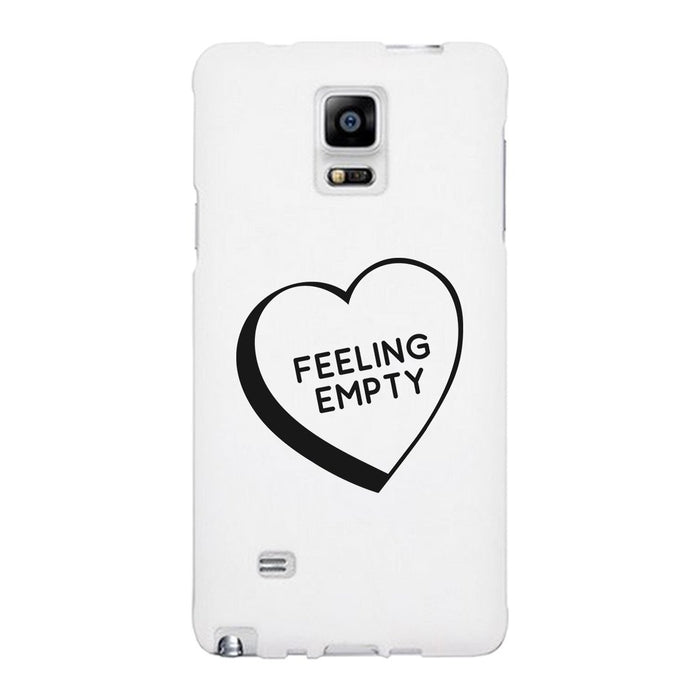 Feeling Empty Heart Graphic Unique Design Black Phone Case