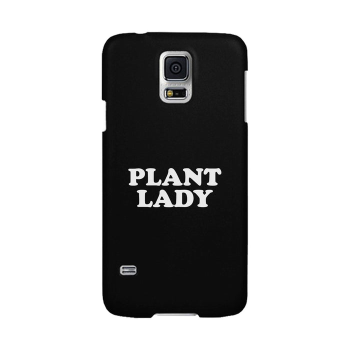 Plant Lady Black Phone Case Simple Quote Cute Graphic Phone Case