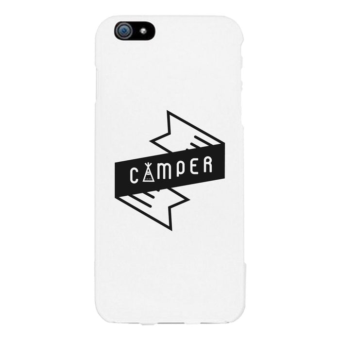 Camper White Phone Case Trendy Design Gifts For Mountain Lovers