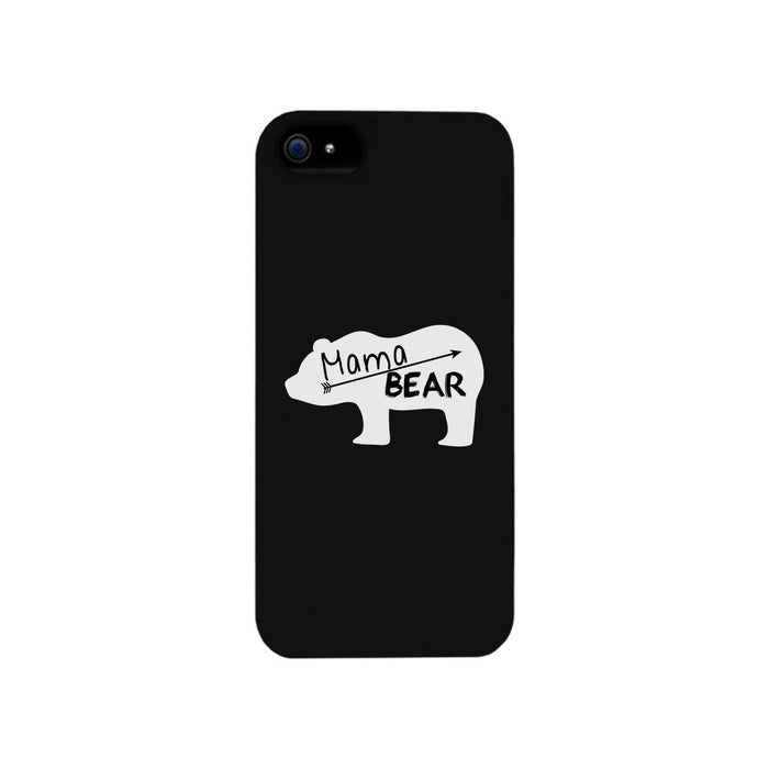 Mama Bear Black Phone Case Unique Design Gifts For Baby Shower