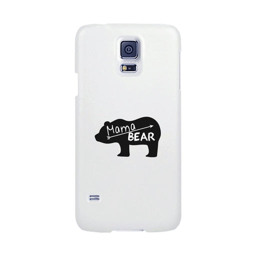 Mama Bear White Phone Case Unique Design Gifts For Baby Shower