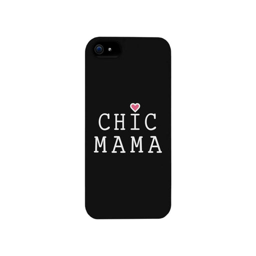 Chic Mama Black Phone Case Lovely Design Gifts For Mothers Day