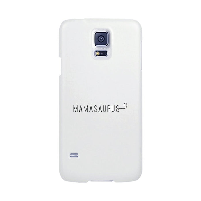 Mamasaurus White Phone Case Perfect Gift Ideas For Mom of Boys
