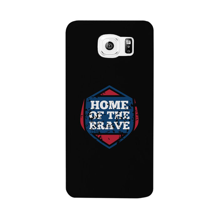 Home Of The Brave Black Phone Case
