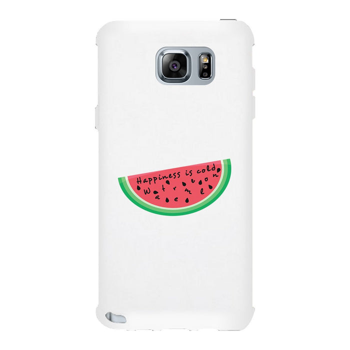 Happiness Is Cold Watermelon White Phone Case