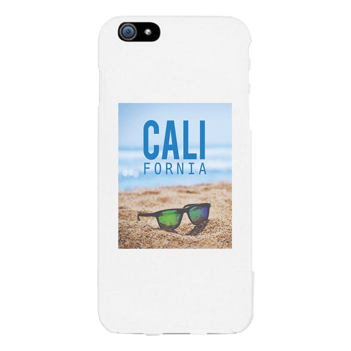 California Beach Sunglass White Phone Case