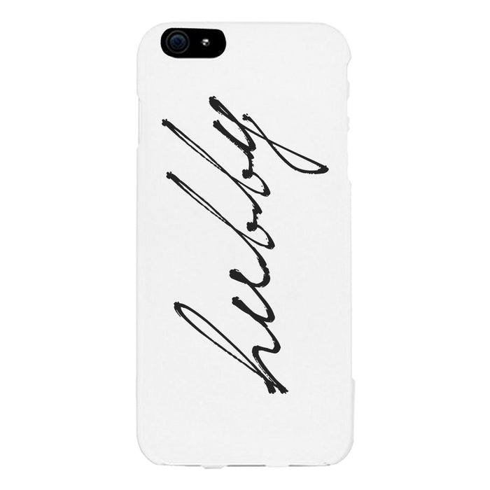 Hubby-LEFT Phone Case Ultra Slim Funny Anniversary Gift For Husband