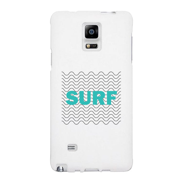 Surf Waves White Phone Case