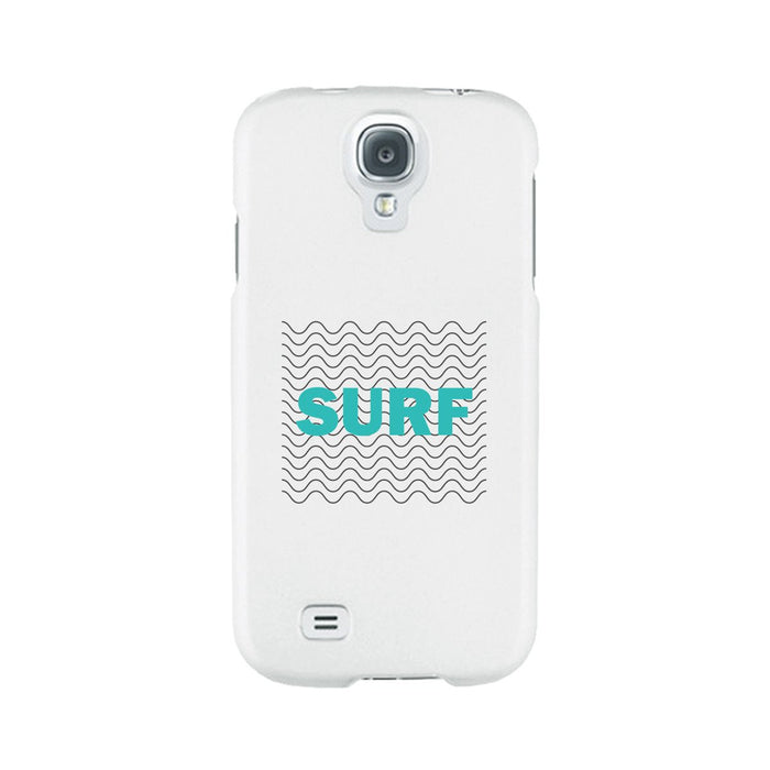 Surf Waves White Phone Case
