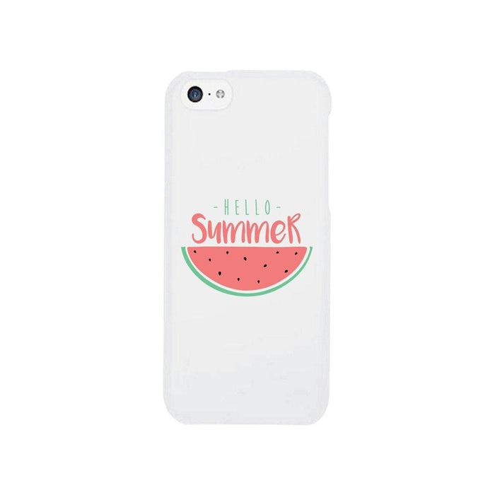 Hello Summer Watermelon White Phone Case