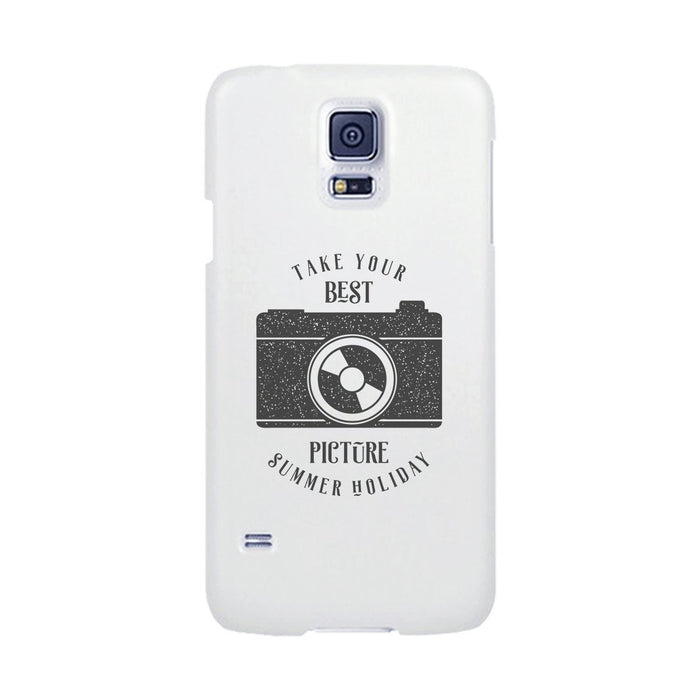 Take Your Best Picture Summer Holiday White Phone Case