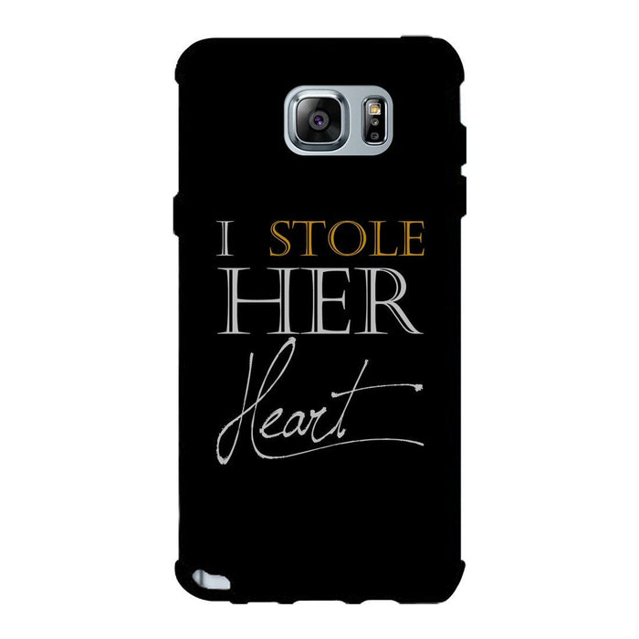 Stole Her Heart-LEFT Phone Case Couples Engagement Gifts For Him