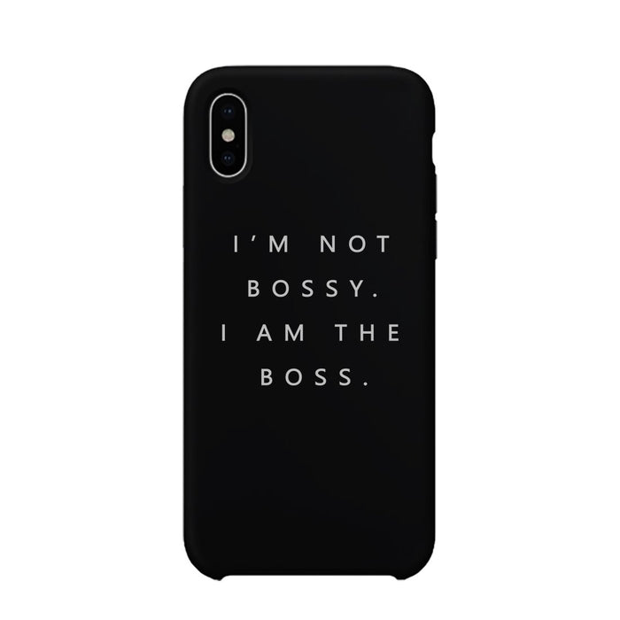 I'm The Boss Phone Case Slim Funny Saying Phone Cover Gift For Her