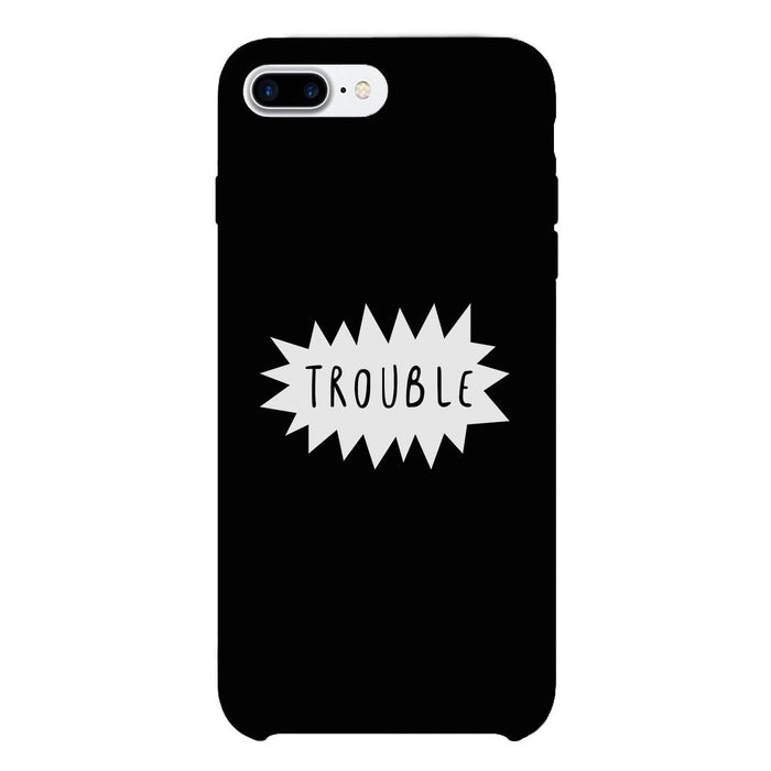 Double Trouble - Black Phone Case
