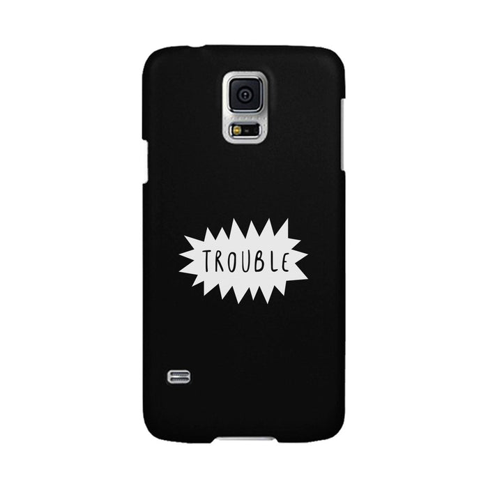 Double Trouble - Black Phone Case