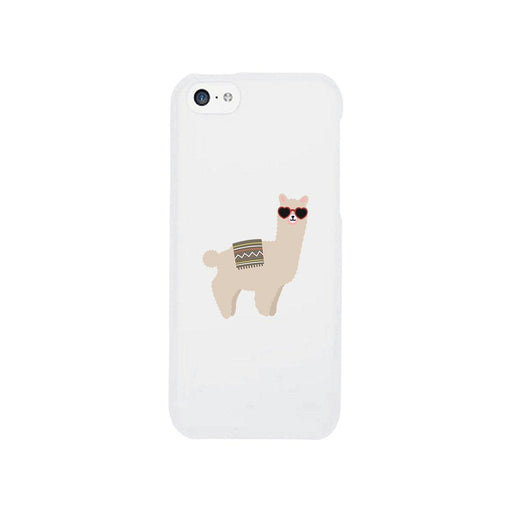 Llamas With Sunglasses - White Phone Case