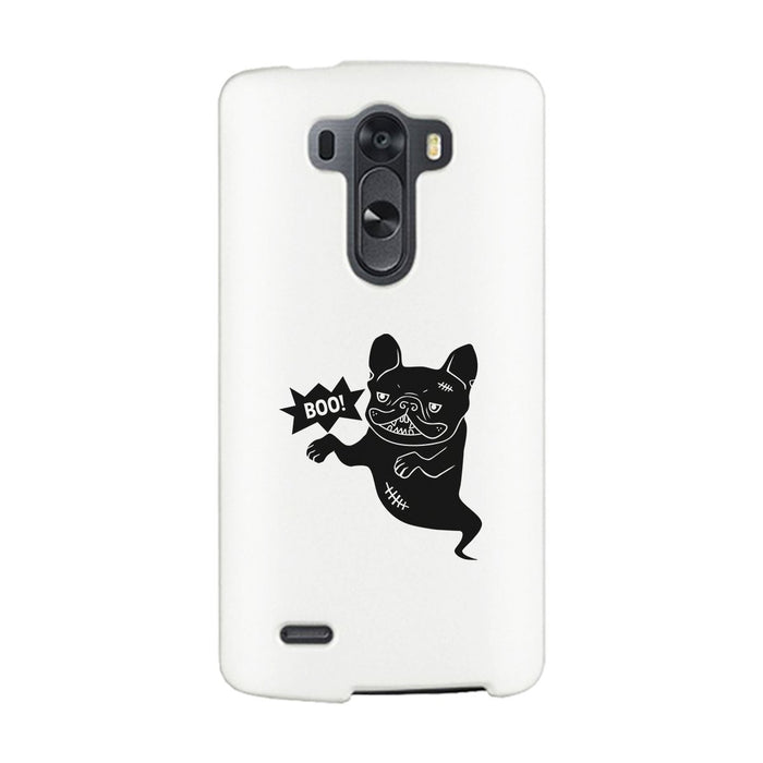 Boo French Bulldog Ghost White Phone Case
