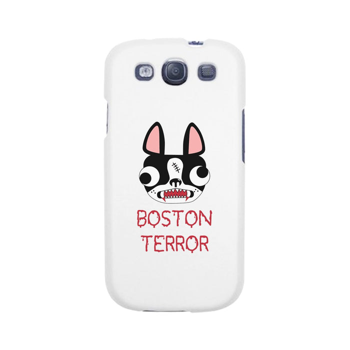 Boston Terror Terrier White Phone Case