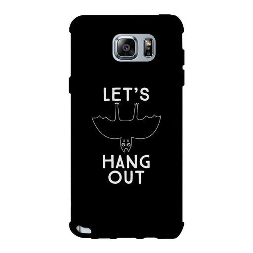 Let's Hang Out Bat Black Phone Case