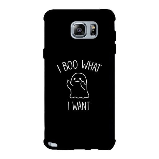 I Boo What I Want Ghost Black Phone Case