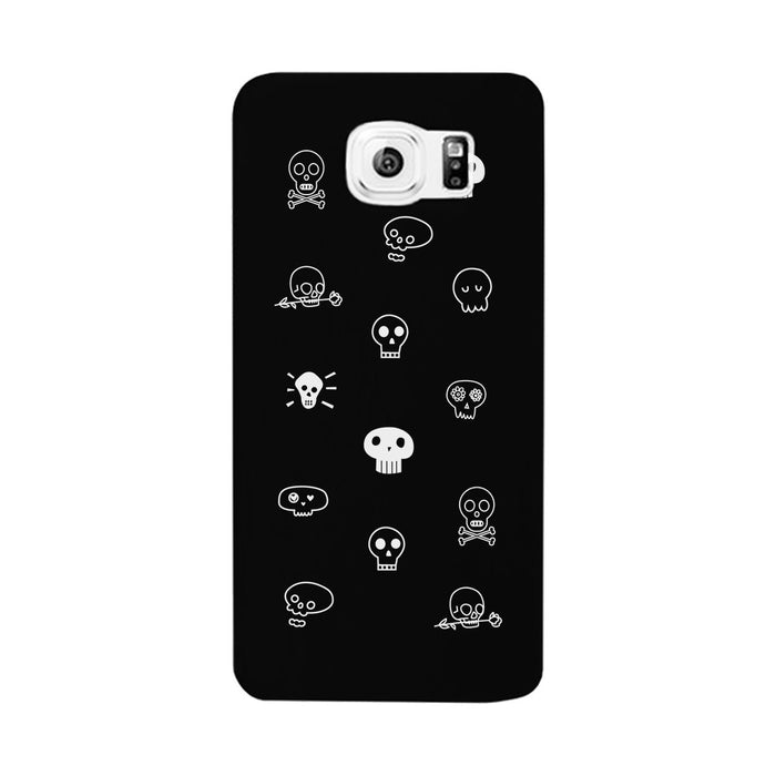 Skull Pattern Black Phone Case