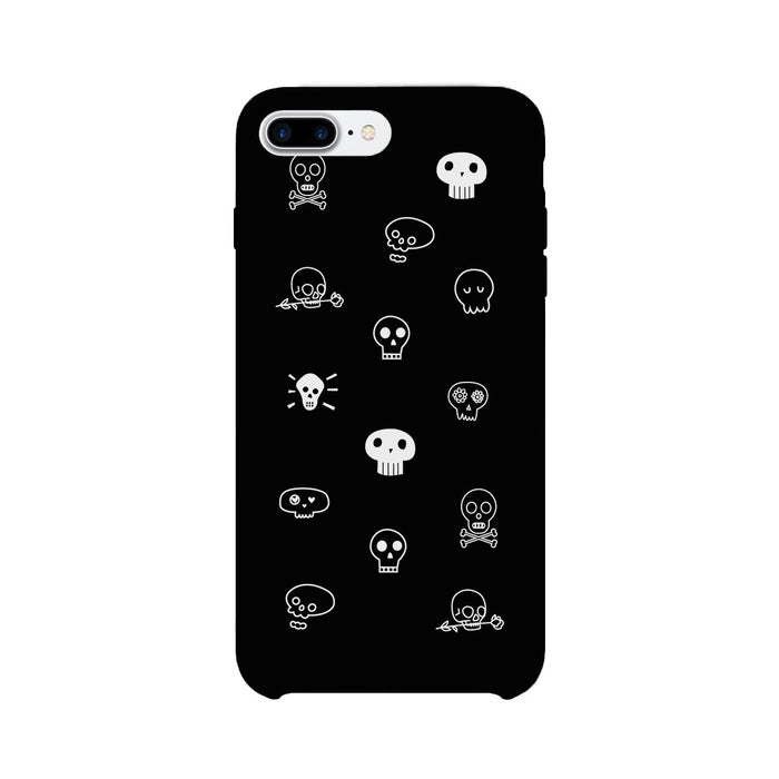 Skull Pattern Black Phone Case
